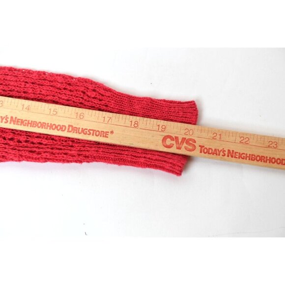Torrid Red Cable Loose Knit Warm Cozy Sweater Pullover Sz 1 14-16 NEW - Picture 12 of 15